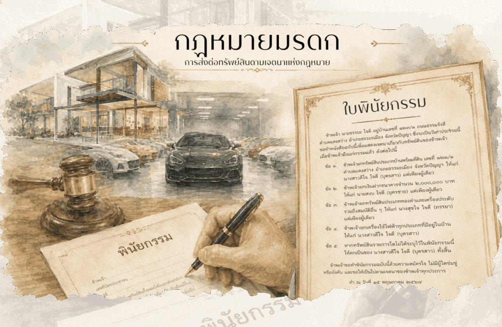 กฏหมายทรัพย์สิน มรดก